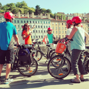Visite guidée à vélo électrique © Lyon Bike Tour